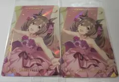 ウマ娘 ツインウエハース ドレスレア カード スマートファルコン