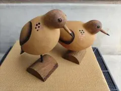 インテリア 鳥の置物(2体セット)