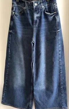 美品 ZARA ミッドライズlong-length wide-legデニム 36のサムネイル