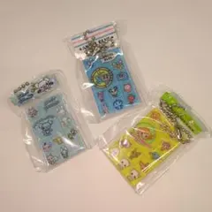 ナルミヤキャラクターズ　タイルシールミニチュアチャーム　3種セット