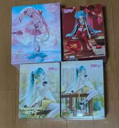 初音ミク プライズ フィギュア 4点セット まとめ売り