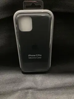 (M06)iPhone 11 Pro シリコンケース ブラック