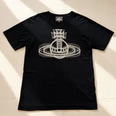 綺麗 正規品 ヴィアンウエストウッドマン オーブ スカル プリント 長袖Tシャツ 綺麗 正規品 ヴィアンウエストウッドマン オーブ スカル プリント 長袖