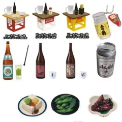 １１セット　お通し　銘酒　ビール　ミニチュア　ぷちサンプル　ガチャ　リーメント