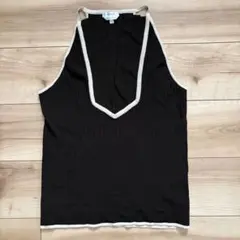 白タグ★ Max Mara マックスマーラ ニット キャミソール Mのサムネイル