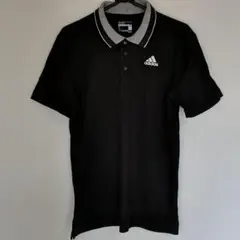 アディダス adidas ポロシャツ climalite　黒　S