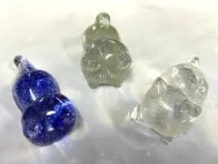 ハンドメイド 猫 三個セット レジン
