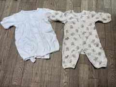 ベビーロンパース　ツーウェィドレス　2枚セット