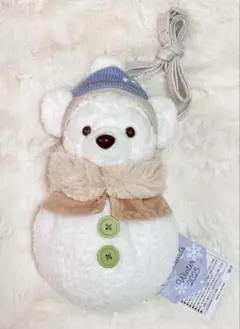 シークレットオブスノーウィーデイ　ダッフィー　雪だるまショルダーバッグ