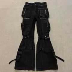 nofaithstudios BLACK HEAVY CARGO DENIM - メルカリ