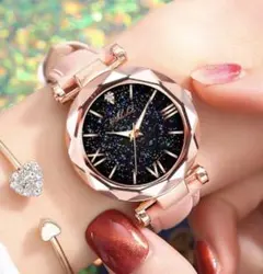 s87新商品】レディース★腕時計★クォーツ★シンプル★ピンク色 レディース803