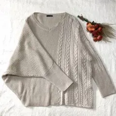 Ranan 【新品未使用】ドルマンスリーブニット　オーバーサイズ　ゆったり