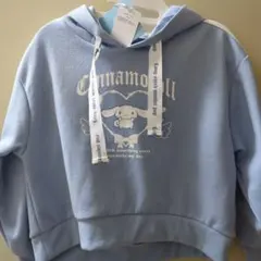 ★新品★130★シナモンの耳付きフードのパーカー