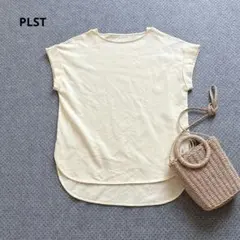 プラステ ボートネックラウンドヘムTシャツ カットソー　体型カバー　ゆったりめSのサムネイル