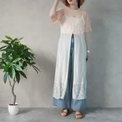 新品☆レースキャミワンピ