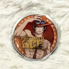 ONE PIECE　エース　缶バッジ