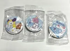 BT21 オリジナル缶バッジ くら寿司　びっくらポン 3個セット