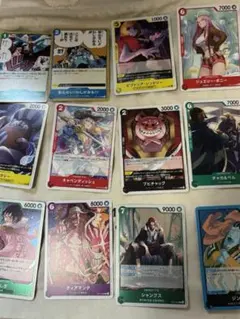 ワンピース トレーディングカード セット　たしぎ　シャンクス　蒼海の七傑