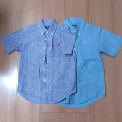 ラルフローレン ワイシャツ ボタンダウン チェック デニム