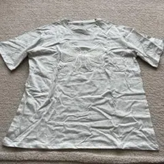 レースリボンデザイン 半袖Tシャツ グレー　シーインのサムネイル
