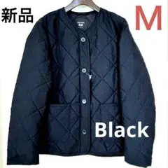 ＊新品＊ユニクロ パフテックノーカラージャケット ＊ ブラック＊Ｍ