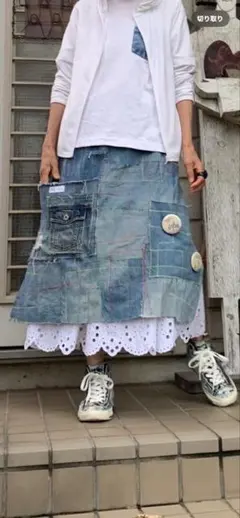 さゆみの部屋　ギャルソンエプロン➕スカート　ヨモ様ご予約品