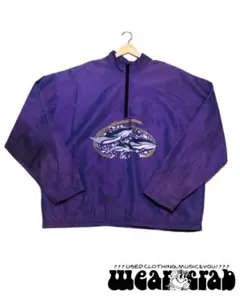 90s ヴィンテージ ナイロン ハーフジップ アノラック ジャケット