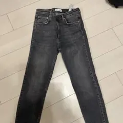 ZARA ダークグレー スキニーデニム 38