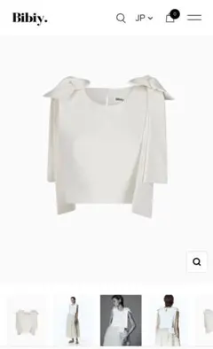 Bibiy.DONNA RIBBON TOP - メルカリ