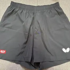 Butterfly 卓球用 ブラック ゲームパンツ