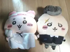 ちいかわ　運んで···みろッBIGぬいぐるみ　古本屋さん　先生　セット