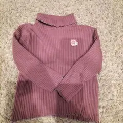 KP KIDS STUFF キッズ用リブ編みタートルネック 120