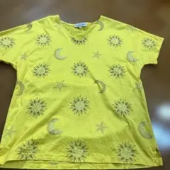 Christian Dior イエロープリントTシャツ M