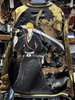 BLEACH× 絡繰魂】日番谷冬獅郎リバーシブルスカジャンMサイズ - メルカリ