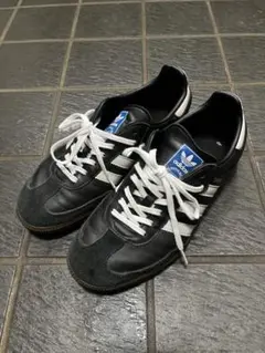 adidas SAMBA ブラック ホワイト スニーカーのサムネイル
