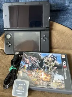 ニンテンドー3DS LL ブラック 付属タッチペンあり&モンスターハンター4G