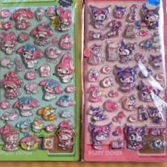 ☆2 クロミ マイメロ ウォーターシール 2枚セット