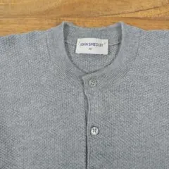 JOHN SMEDLEY メリノウール ヘンリーネック ニット グレー XSのサムネイル