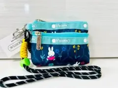 レスポートサック　ミッフィー　2段コインケース　ポーチ