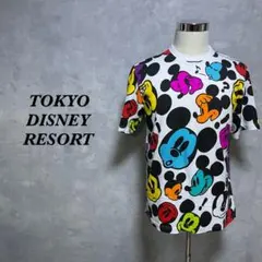 新品タグ付き✨東京ディズニーリゾート Tシャツ ミッキー カラフル L 3488