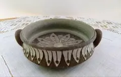名窯 瀬戸本業窯 黄瀬戸 蕪文石皿 約19cm (38字) - メルカリ
