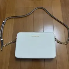 MICHAEL KORS マイケルコース　ショルダーバッグ　ホワイト　チェーン
