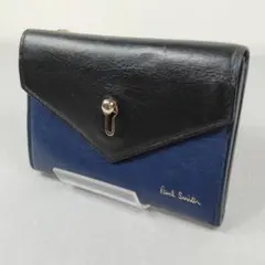 超美品ポールスミス★カードケース＆コインケース スムースレザー 本革 紺黒