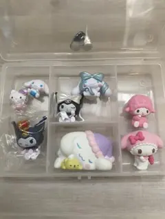 【まとめ売り】マイメロディ・キティ・シナモン・クロミ・ピアノ・フィギュアセット