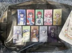 カラフルピーチ　アベイル　コラボグッズ 全員集合ポーチ　黒のサムネイル