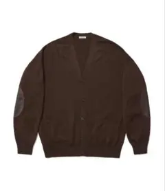 cash&barba モンゴリアンカシミヤ エルボーパッチ クルーネック - メルカリ
