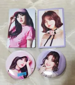 ジヒョ　缶バッジ　トレカ　セット