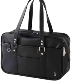 【美品】イーストボーイ スクールバッグ　ブラック×シルバー