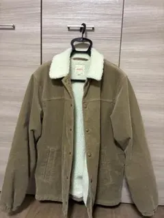 ビームス（beams）コーデュロイ ボア襟ジャケット　Lサイズ　美品　アウター