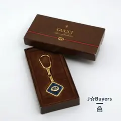 Bd1873 GUCCI グッチ キーホルダー キーリング 箱付き ロゴ